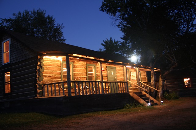 Dining Room Evening, Eagle Lake Sporting Camps, Eagle Lake, Maine